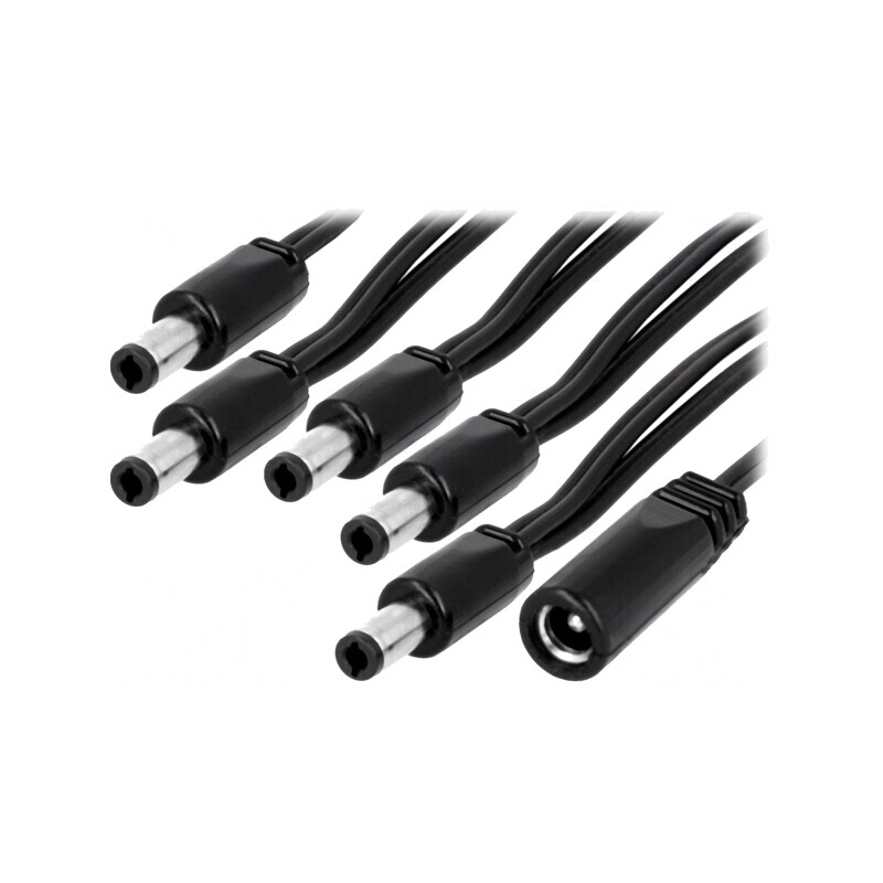 Cablu Alimentare DC 5,5/2,5 mm 2x0,5mm2 Mufă-Soclu Drept x5 | Electronic-mag.ro | Componente Electronice Cablu Alimentare DC 5,5/2,5 mm 2x0,5mm2 Mufă-Soclu Drept x5 | Electronic-mag.ro | Componente Electronice