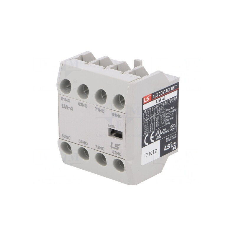 Contacte Auxiliare METASOL cu Șuruburi -5÷60°C | Electronic-mag.ro | Componente Electronice