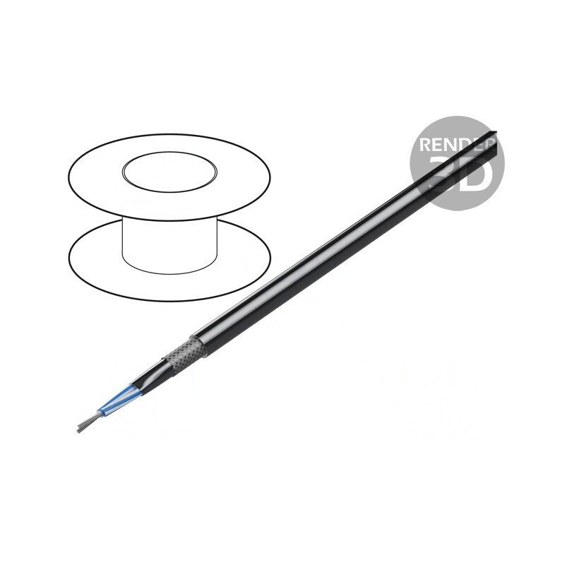 Cablu RS485 1x2x24AWG LSZH 305m | Electronic-mag.ro | Componente Electronice