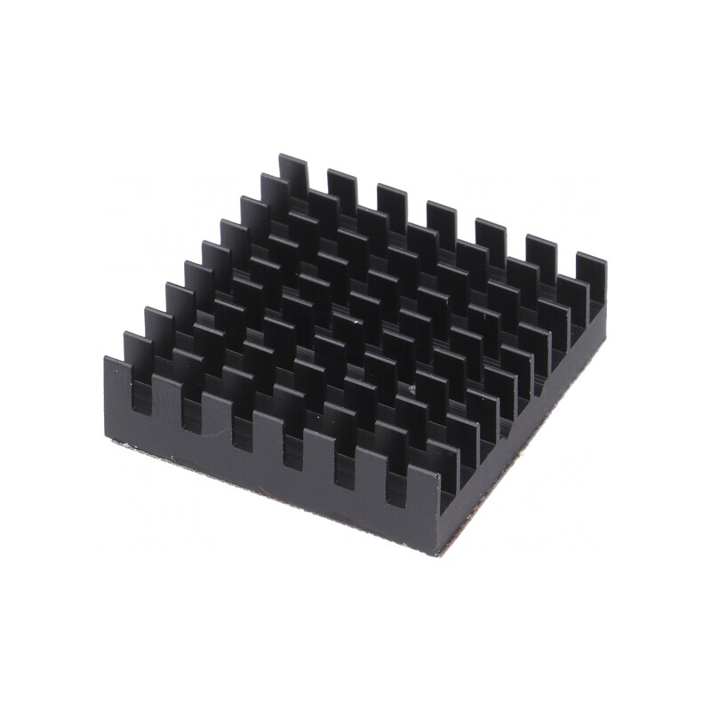 Radiator extrudat cu aripioare BGA negru 32,5x32,5mm | Electronic-mag.ro | Componente Electronice