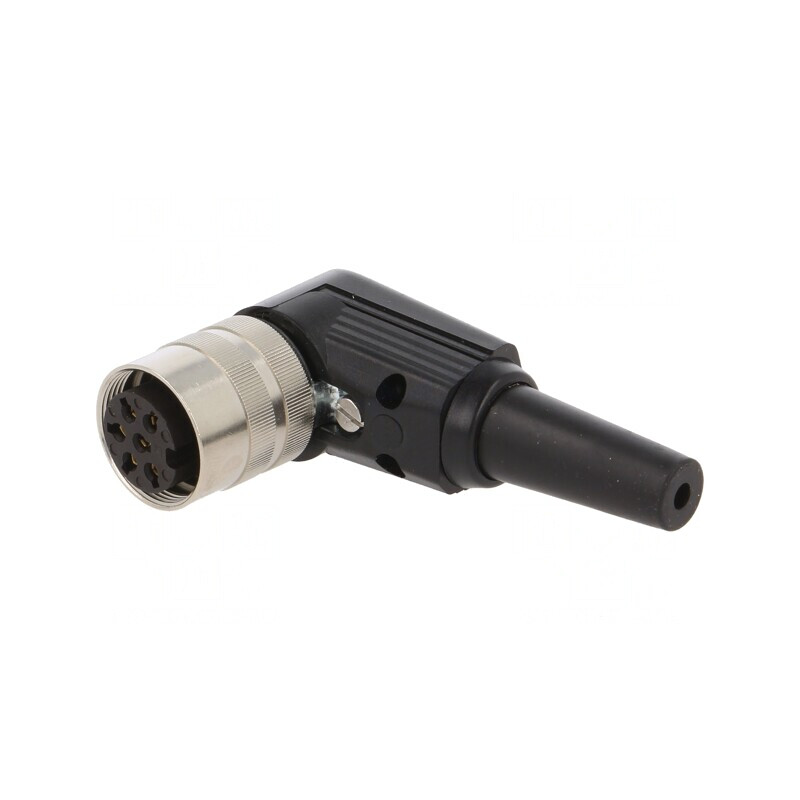 Conector M16 Mufă Mamă Lipire pe Cablu 6 PIN 5A 250V IP40 | Electronic-mag.ro | Componente Electronice