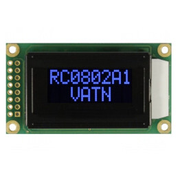 Afişaj LCD Alfanumeric 8x2 58x32x13,2mm LED | Electronic-mag.ro | Componente Electronice