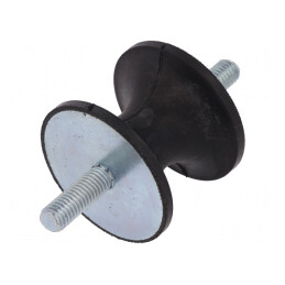 Atenuator de Vibrații M10 57mm 45mm Guma | Electronic-mag.ro | Componente Electronice