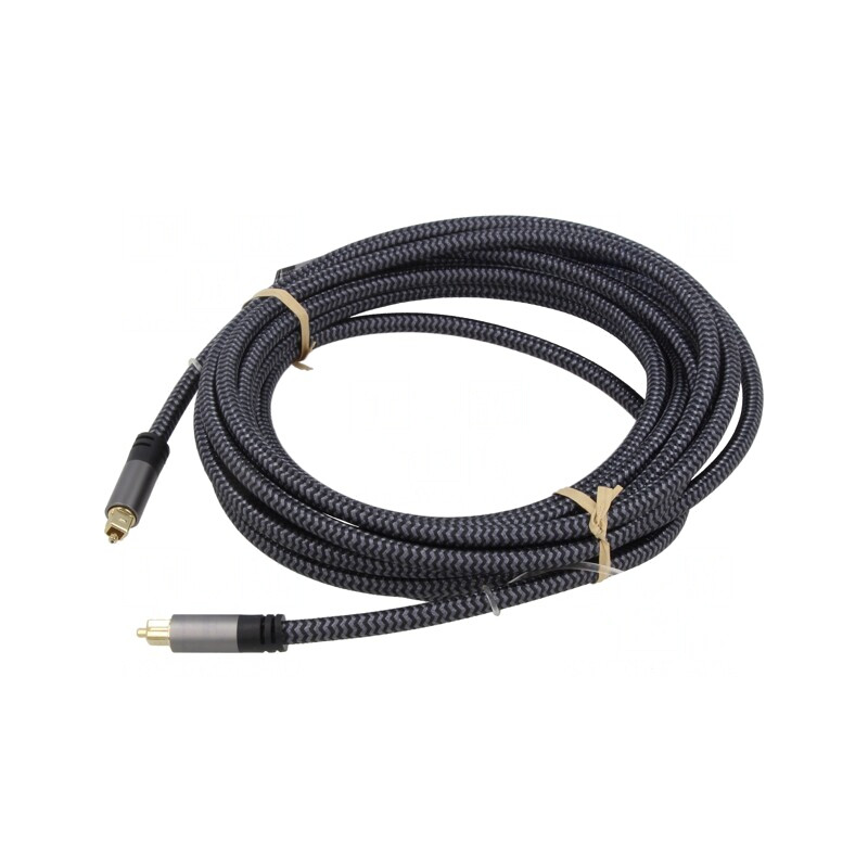 Cablu Toslink Audio Digital 1m Aurit PVC | Electronic-mag.ro | Componente Electronice