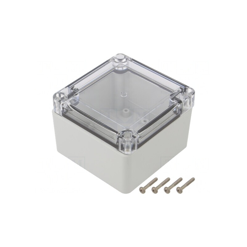 Carcasă Universală 90x90x60mm cu Bucșă din Alamă | Electronic-mag.ro | Componente Electronice