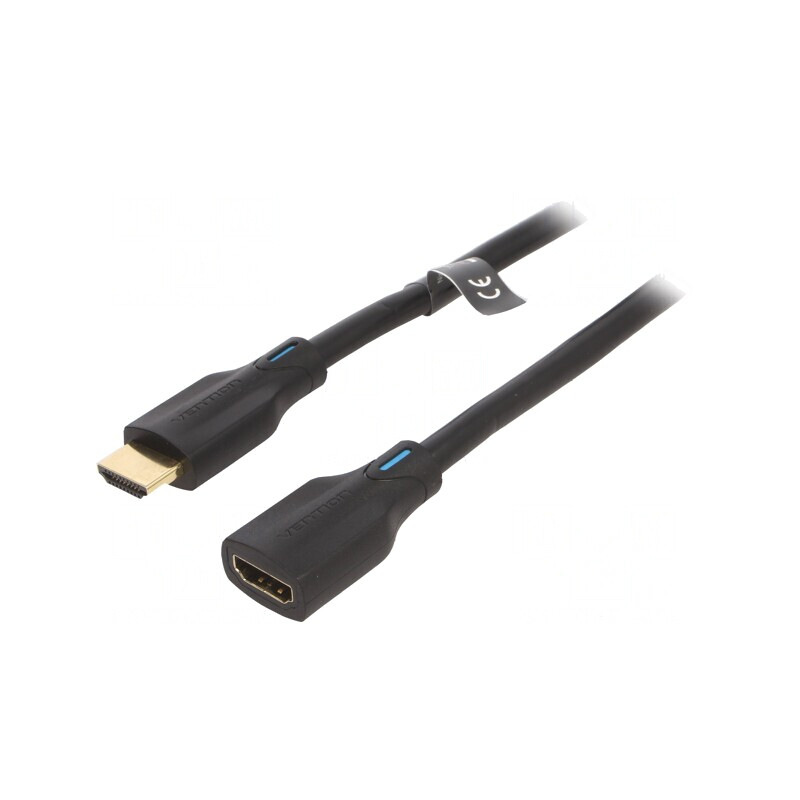 Cablu HDMI 2.1 Negru 1m | Electronic-mag.ro | Componente Electronice