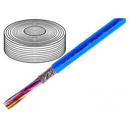 Cablu UNITRONIC EB CY TP 4x2x0.75mm2 PVC Albastru Deschis | Electronic-mag.ro | Componente Electronice