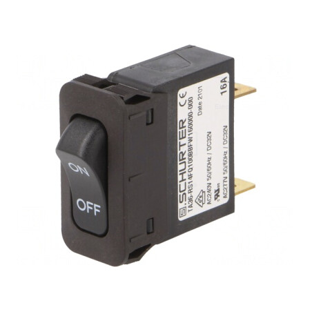Întrerupător de Supracurent 16A 240VAC 32VDC SPST | Electronic-mag.ro | Componente Electronice