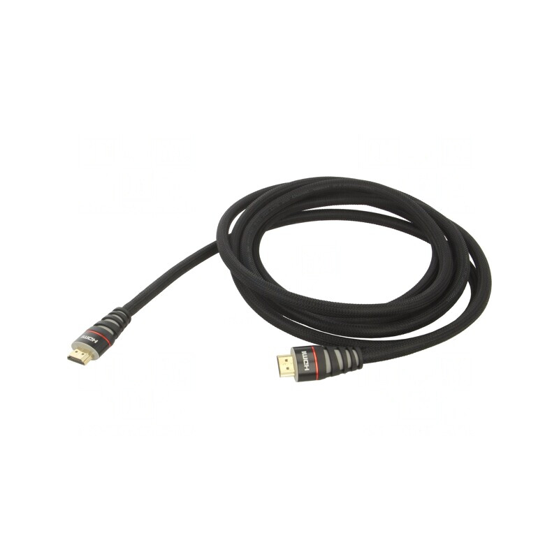 Cablu HDMI 1.4 PVC Textil 3m | Electronic-mag.ro | Componente Electronice
