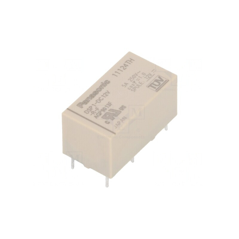 Releu electromagnetic 12VDC SPST-NO SPST-NC | Electronic-mag.ro | Componente Electronice