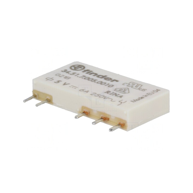 Releu Electromagnetic SPDT 5VDC 6A | Electronic-mag.ro | Componente Electronice