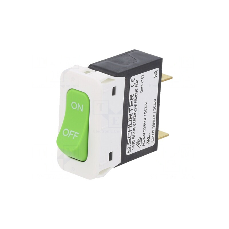 Întrerupător de Supracurent 5A 240VAC 32VDC | Electronic-mag.ro | Componente Electronice