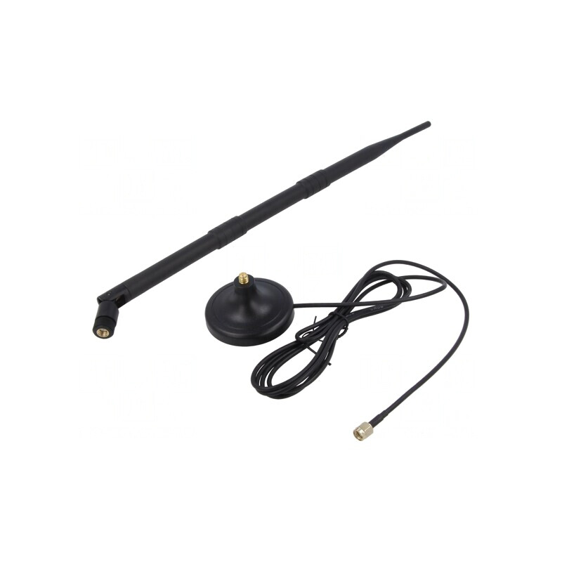 Antena neagră RP-SMA 2,4GHz 12dBi | Electronic-mag.ro | Componente Electronice Antena neagră RP-SMA 2,4GHz 12dBi | Electronic-mag.ro | Componente Electronice