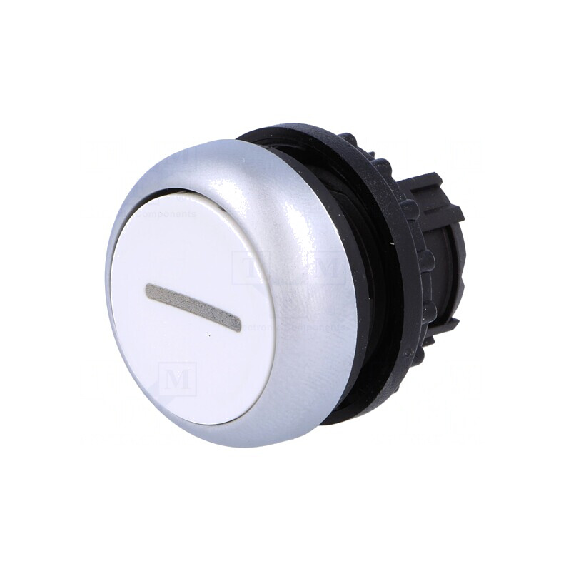 Comutator Acționat Prin Apăsare 22mm Alb | Electronic-mag.ro | Componente Electronice