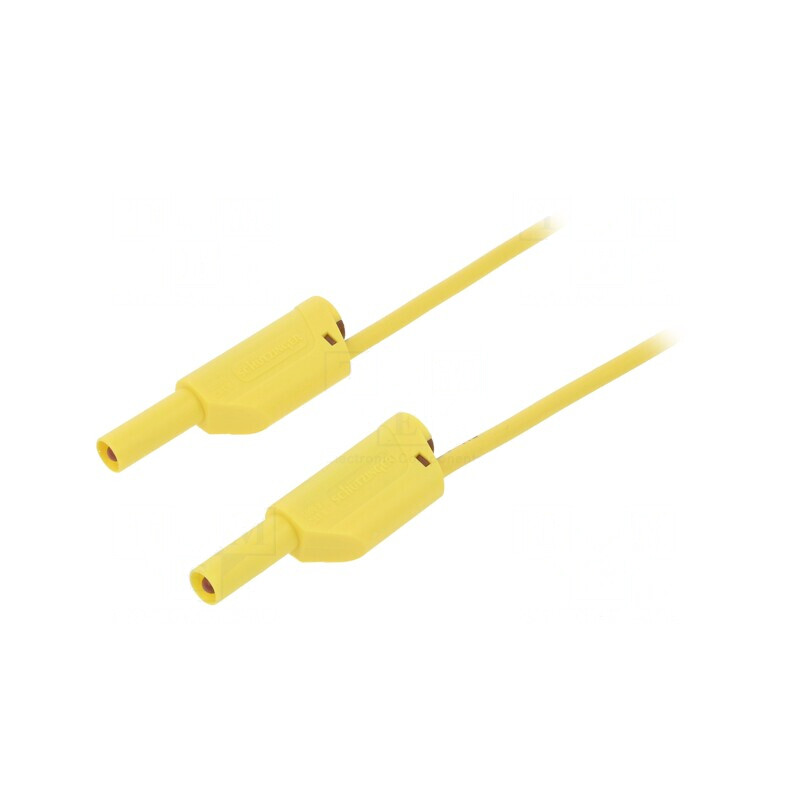 Cablu de măsurare 16A mufă banană 4 mm ambele părți | Electronic-mag.ro | Componente Electronice