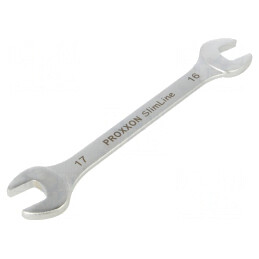Cheie plată SlimLine 16mm/17mm oțel crom-vanadium | Electronic-mag.ro | Componente Electronice