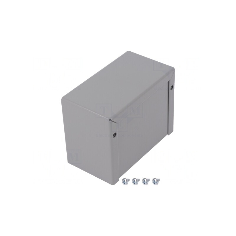 Carcasă universală aluminiu gri 56mm x 102mm x 76mm | Electronic-mag.ro | Componente Electronice