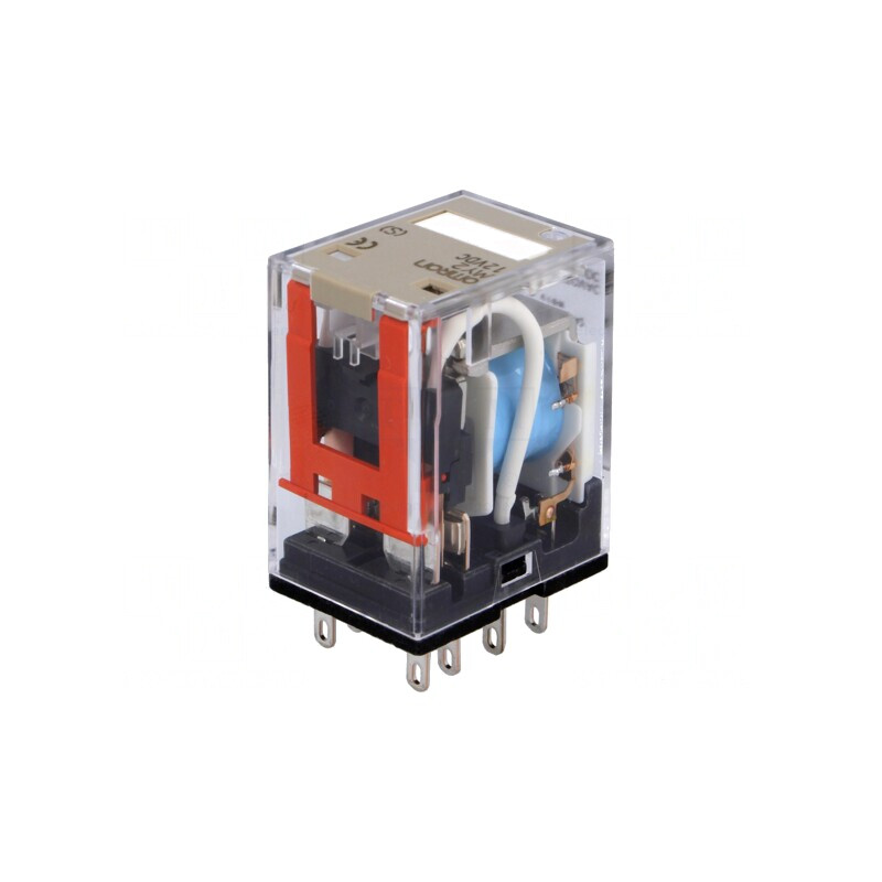 Releu electromagnetic DPDT 12VDC 10A | Electronic-mag.ro | Componente Electronice