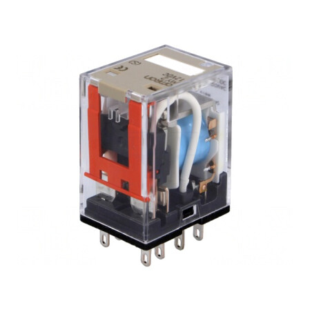 Releu electromagnetic DPDT 12VDC 10A | Electronic-mag.ro | Componente Electronice