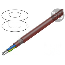 Cablu Silicon 3G0.75mm² Maro-Roșu | Electronic-mag.ro | Componente Electronice