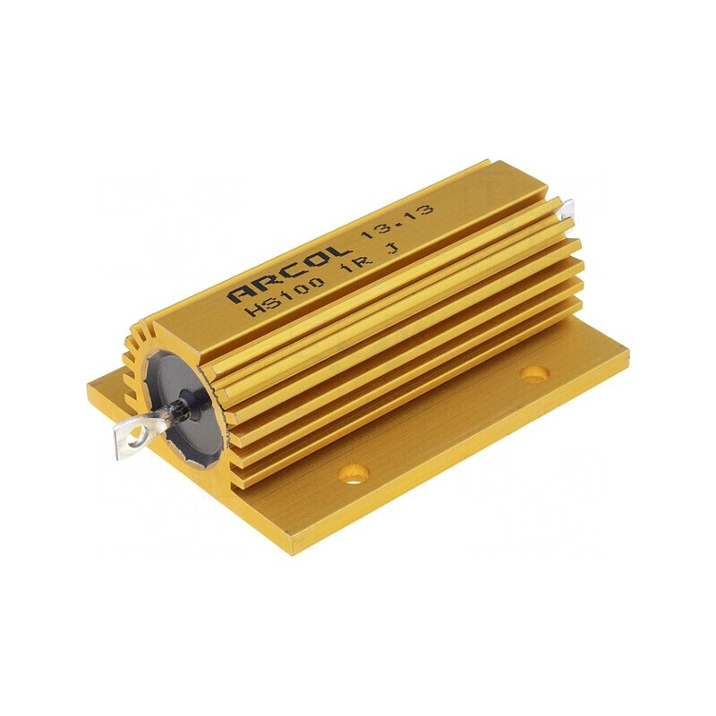 Rezistor Bobinat cu Radiator 100mΩ 100W ±5% | Electronic-mag.ro | Componente Electronice
