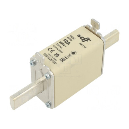 Siguranță Ceramică NH0 gG 16A 500VAC 250VDC | Electronic-mag.ro | Componente Electronice