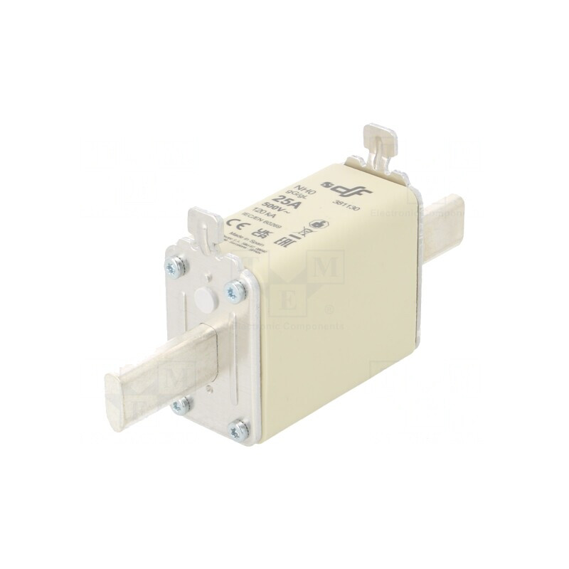 Siguranță ceramică NH0 25A 500VAC 250VDC | Electronic-mag.ro | Componente Electronice Siguranță ceramică NH0 25A 500VAC 250VDC | Electronic-mag.ro | Componente Electronice