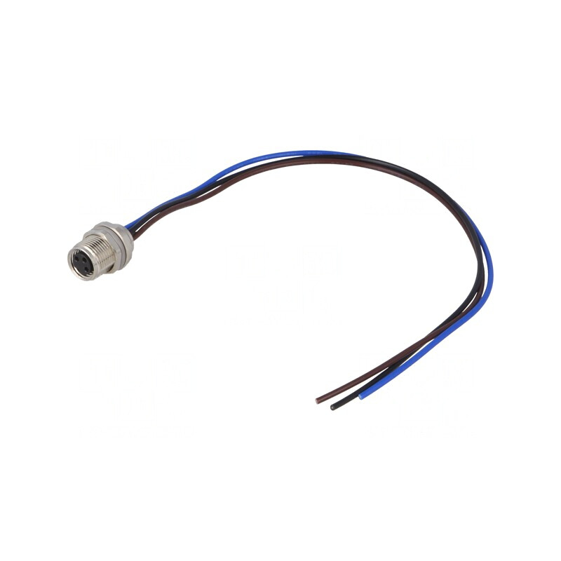 Conector M8 0,2m Mamă 3 Pin Filet Interior | Electronic-mag.ro | Componente Electronice