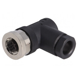 Mufă Mamă M12 5 PIN B-Profibus IP67 60V 4A pe Cablu | Electronic-mag.ro | Componente Electronice