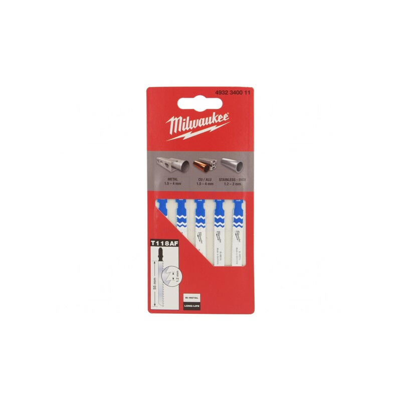 Pânză fierăstrău metal 55mm 5 bucăți T | Electronic-mag.ro | Componente Electronice