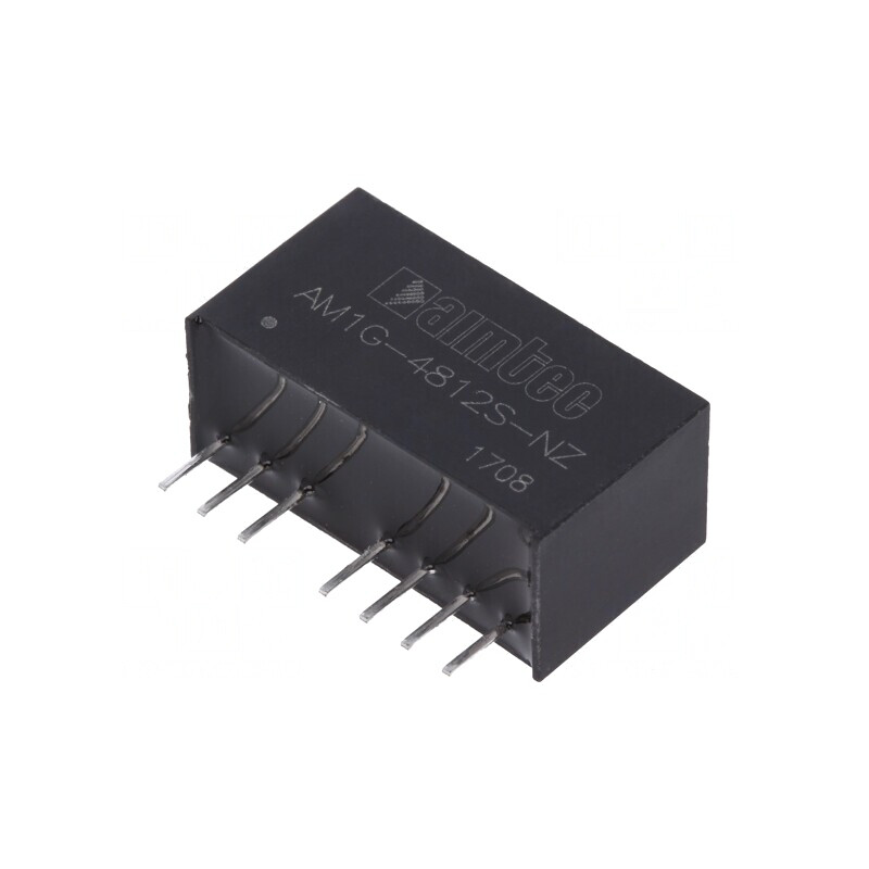 Convertor DC/DC 1W 36-75V la 12V 83mA SIP8 | Electronic-mag.ro | Componente Electronice