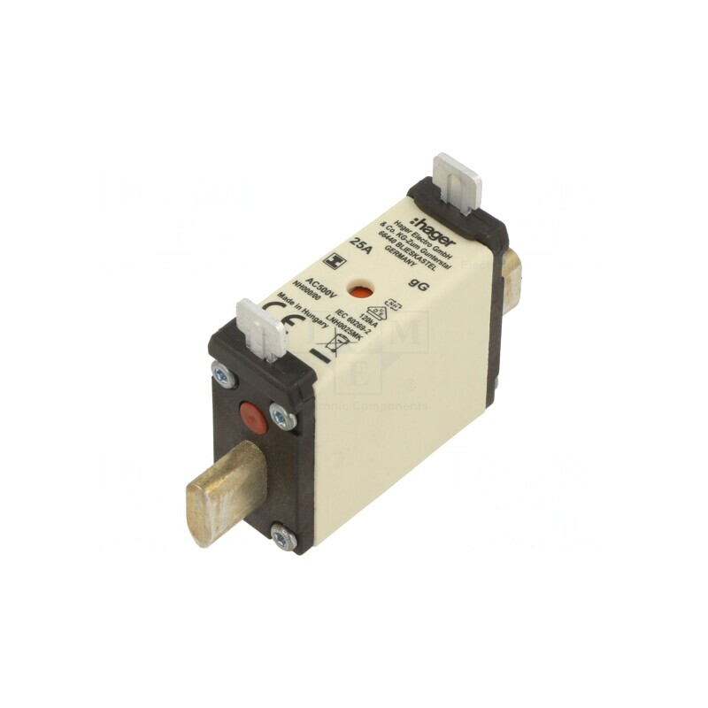 Siguranță NH000 25A 500VAC Industrială | Electronic-mag.ro | Componente Electronice Siguranță NH000 25A 500VAC Industrială | Electronic-mag.ro | Componente Electronice