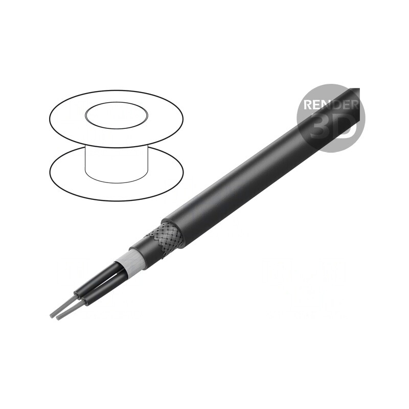 Cablu de Control ÖLFLEX ROBUST FD C 2x0,75mm2 Negru | Electronic-mag.ro | Componente Electronice