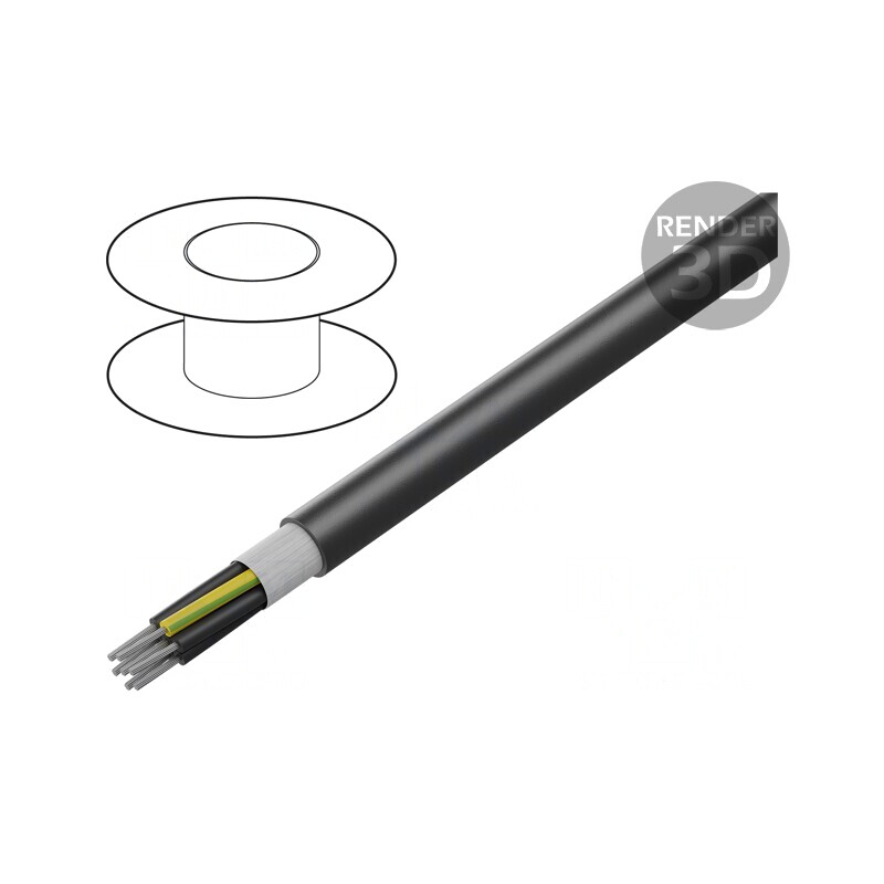 Cablu de control ÖLFLEX® ROBUST FD 4G1,5mm2 negru | Electronic-mag.ro | Componente Electronice