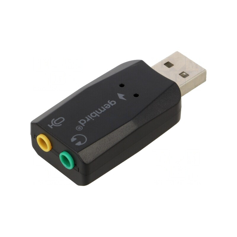 Card Audio USB 2.0 PnP Negru pentru PC | Electronic-mag.ro | Componente Electronice