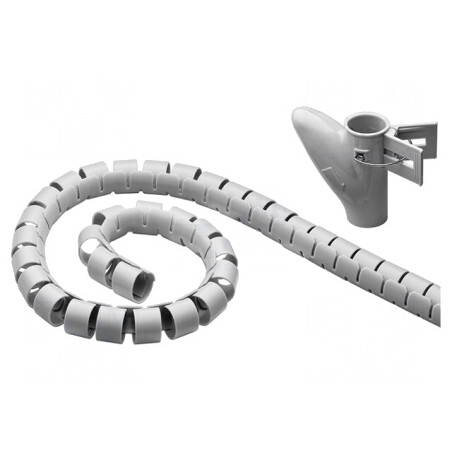 Înfășurare Spirală 20mm Gri 2.5m | Electronic-mag.ro | Componente Electronice
