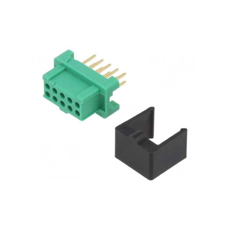 Soclu PCB-cablu Gecko 1,25mm 10 PIN THT | Electronic-mag.ro | Componente Electronice