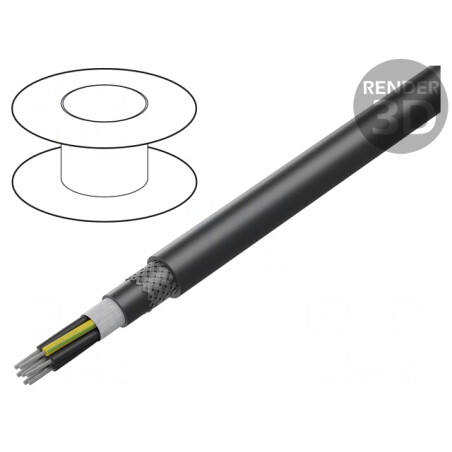 Cablu de Control ÖLFLEX® ROBUST FD C 3G0,5mm2 Negru | Electronic-mag.ro | Componente Electronice