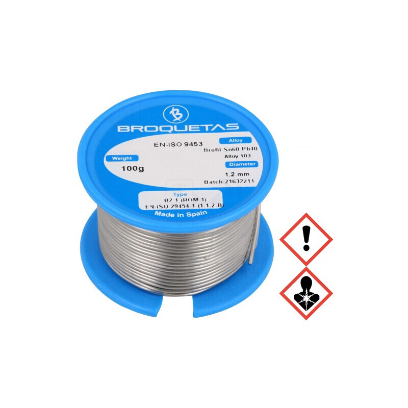 Sârmă de lipit cu plumb 1,2mm 0,1kg | Electronic-mag.ro | Componente Electronice