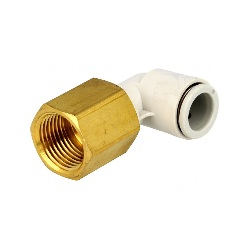 Racord Push-in 90° Filetat 1-10bar 5-60°C | Electronic-mag.ro | Componente Electronice