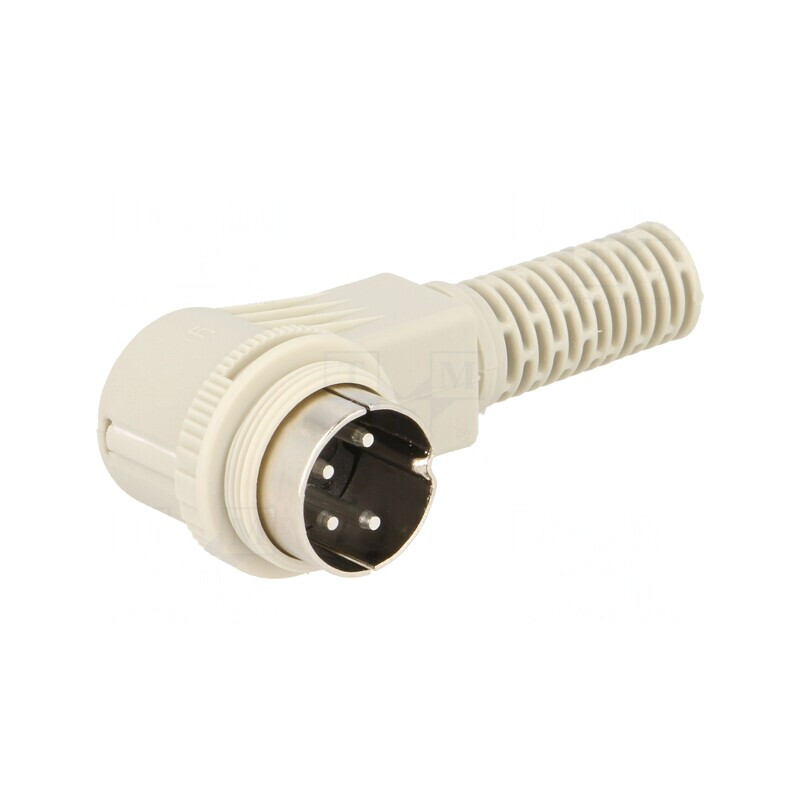 Mufă DIN tată 4 pini unghi 90° pe cablu | Electronic-mag.ro | Componente Electronice Mufă DIN tată 4 pini unghi 90° pe cablu | Electronic-mag.ro | Componente Electronice