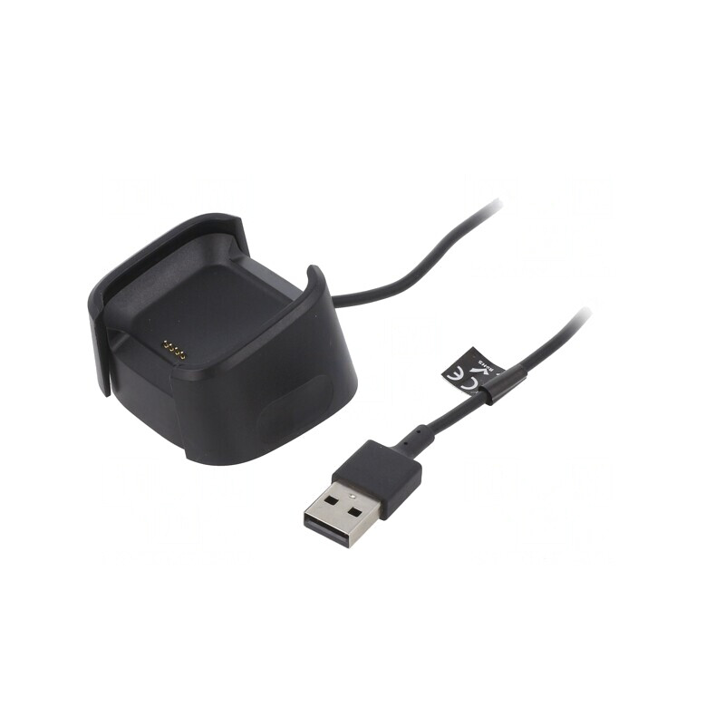 Cablu Încărcare Smartwatch 1m Negru 1A | Electronic-mag.ro | Componente Electronice