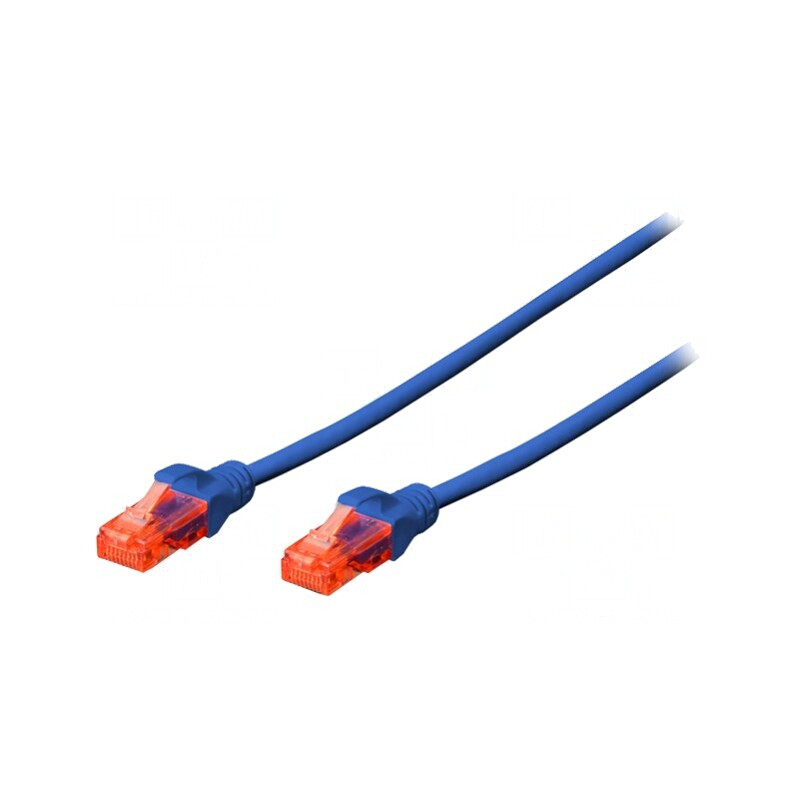 Cablu Patch U/UTP Cat6 LSZH Albastru 10m | Electronic-mag.ro | Componente Electronice