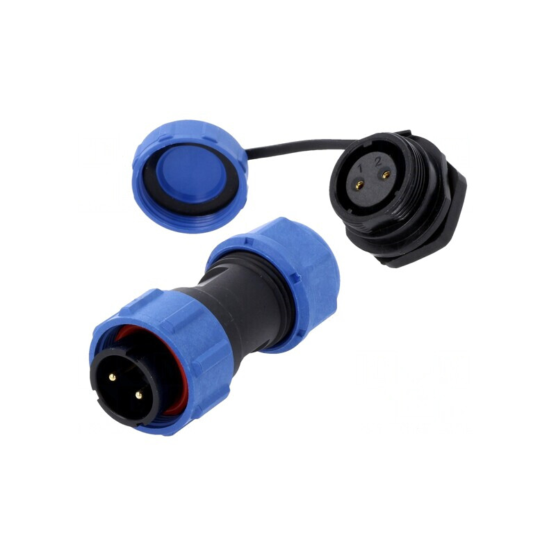 Conector Circular Tată-Mamă 2 Pin 3A IP67 500V Lipire | Electronic-mag.ro | Componente Electronice Conector Circular Tată-Mamă 2 Pin 3A IP67 500V Lipire | Electronic-mag.ro | Componente Electronice