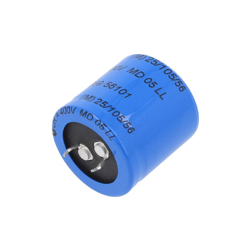 Condensator Electrolitic SNAP-IN 100uF 400VDC Ø30x30mm ±20% | Electronic-mag.ro | Componente Electronice