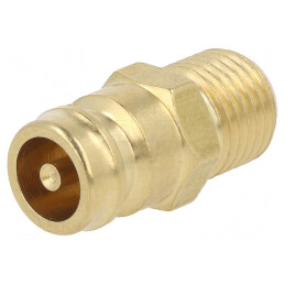 Conector Ştuţ cu Supapă 15bar Alamă 9mm | Electronic-mag.ro | Componente Electronice