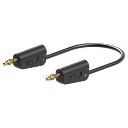 Cablu de măsurare 60VDC 30VAC 32A 0,75m Negru | Electronic-mag.ro | Componente Electronice