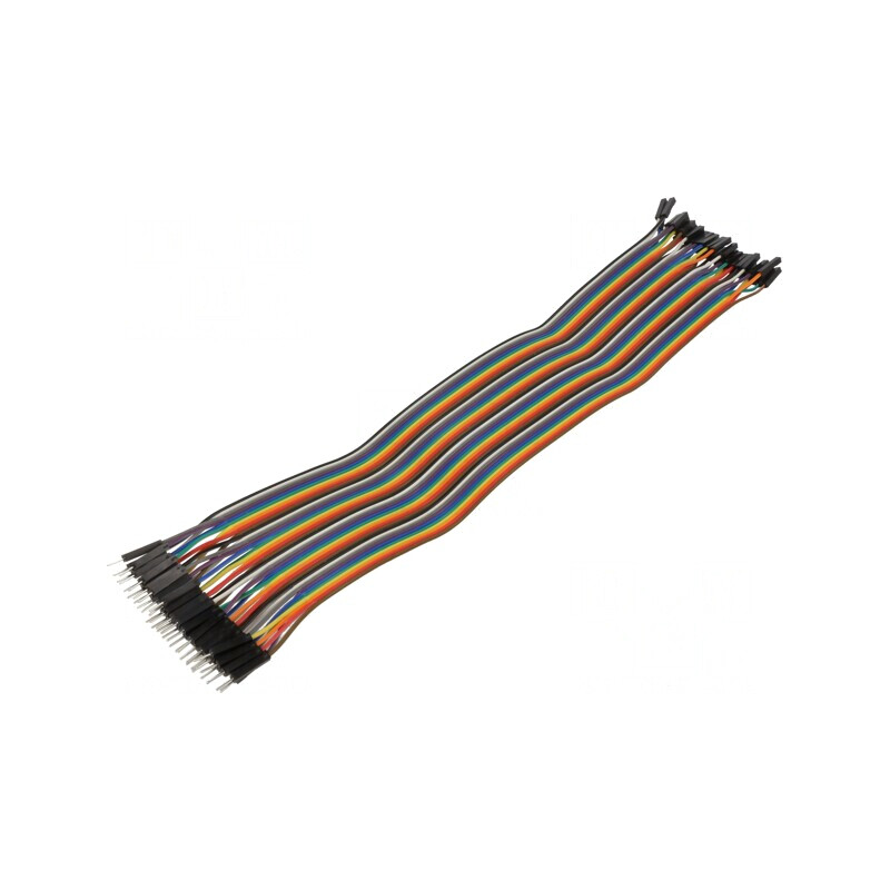 Cablu de conectare 300mm tată-tată 40 Pini Colorat | Electronic-mag.ro | Componente Electronice