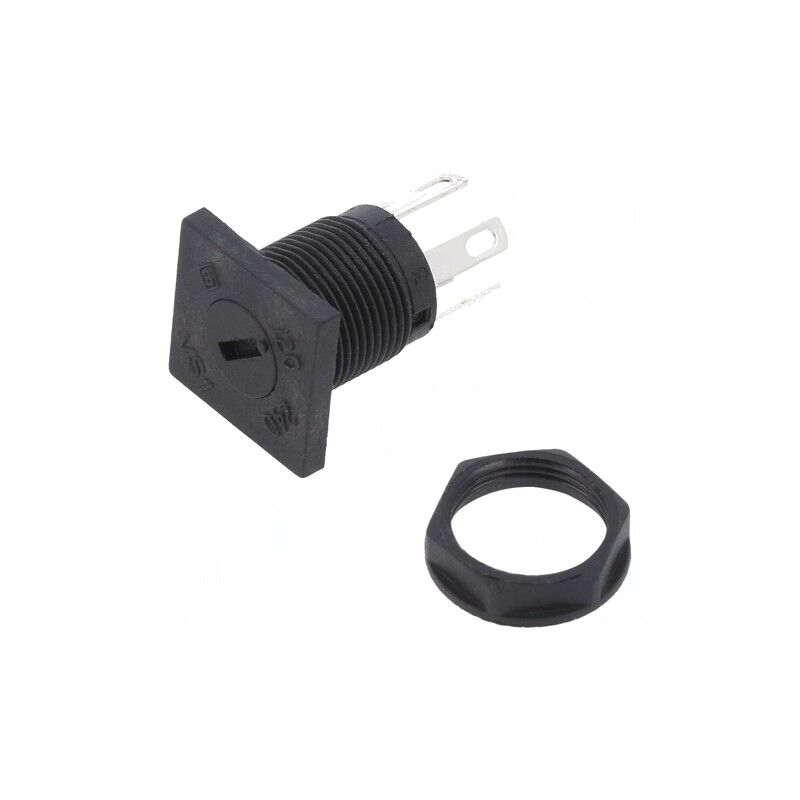 Comutator Rotativ 2 Poz SPDT 6.3A 120VAC Panou | Electronic-mag.ro | Componente Electronice