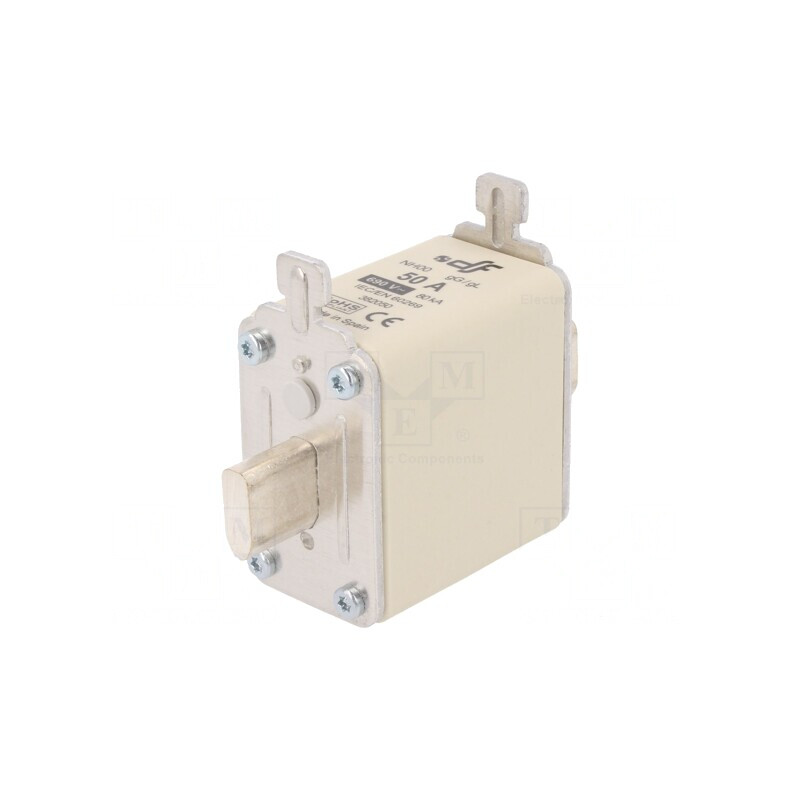 Siguranță Ceramică Industrială gG 50A 690VAC NH00 | Electronic-mag.ro | Componente Electronice